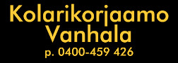 Kolarikorjaamo Vanhala logo